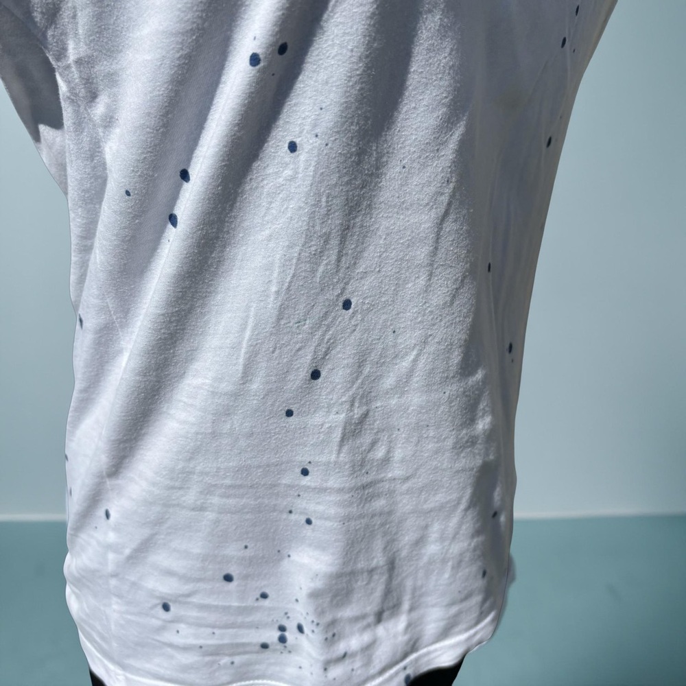Sol‎ Angeles White Paint Splatter Graphic T-Shirt Size XS Short Sleeve Tee - Picture 6 of 7